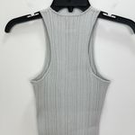 Madewell The Signature Shimmer Knit Cutaway Sweater Tank Ribbed Gray XS NWT Photo 11