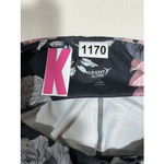 Old Navy Woman’s  Active Go Dry Large Gray Floral Design Active Joggers Photo 2