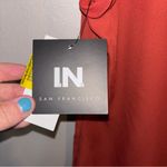 I.N. San Francisco  NWT Terracotta V-Neck Women's Top Photo 3