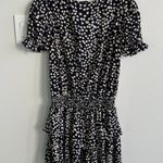 Amanda Uprichard Velma Dress Black White Polka Dot Photo 4