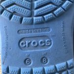 Crocs  Classic Clogs Blue Lightweight Slip-On Shoes SIZE 6M 8W Photo 4