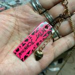 Betsey Johnson  Gold and Pink Snake Necklace Photo 3