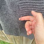 Susan Bristol  Women's Wool Gray Cardigan Sweater Size S Ribbed Cuffs Hem Soft Photo 2