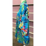 Natori  Kimono Robe Womens Size XL Floral Tropical Boho Cottagecore *missing belt Photo 3