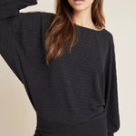 Anthropologie  3/4" Sleeve Scoop‎ Neck Striped Sweater, small Photo 0