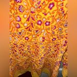 Urban Outfitters  Orange Michelle Plunging Long Sleeve Mini Dress Size Large Photo 6