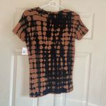 Kate Hill NWT  tye dye brown black small cotton heavyweight tshirt Photo 1