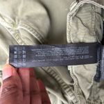 ZARA  Olive Green Cropped Raw Hem Cargo Pants Size 10 Photo 8