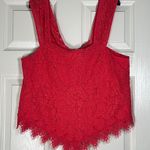 Daytrip Women’s Hibiscus Hanky Hem Crochet Tank Size L NWT Photo 0