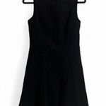 Cue. Dress Sz 8 Elegant Black Sleeveless Work/Office Wear Pleated Drop Waist Photo 0