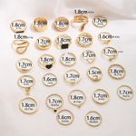 NEW 27pc Gold & Black Stackable Rings, Heart Jewelry, BOHO, Floral Photo 2