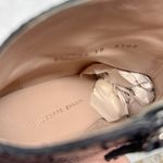 Giuseppe Zanotti  Snakeskin Leather Pointed Toe Mid Stiletto Heeled Ankle Boots Photo 6