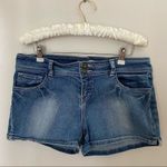 2.1 Denim Shorts Forever 21 Classic Trendy Neutral Jean Pockets Cute Fade Wash Blue Size 30 Photo 6