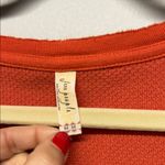 Free People  Newbie Waffle Thermal with Masquerade Cuff Henley Medium Crochet Y2K Photo 1