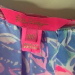 Lilly Pulitzer  Pink and Blue Floral  Women’s Ruffle top Size XXS Photo 6