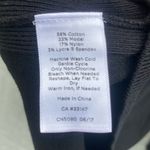 Talbots Women  Mock Neck Long Sleeve Cotton Blend Black Stretch Turtleneck Sz XL Photo 4