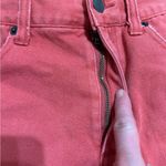 RVCA  Women's Faded Red Distressed Raw Hem Jean Shorts Sz 26 Photo 5