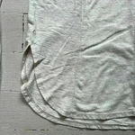 Mystree Anthropologie  Long Sleeve Beige Grey Heathered Lightweight Button Up Top Photo 7