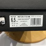 K-Swiss NWB  Women’s Suede Sneakers Court Pro MOTIVATION Low Size 6.5 Yellow/Gold Photo 8