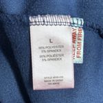 Juicy Couture Velour Top Womens L Navy Rhinestone Logo Long Sleeve Y2K Lounge Photo 6