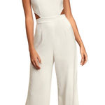 Lulus Moments to Remember White Sleeveless Wide Photo 0