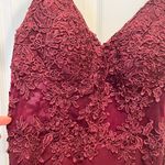 Maroon Prom Dress Red Size 4 Photo 2