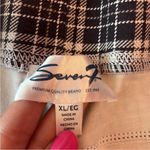 Seven7 Plaid Black and White Pants Photo 6