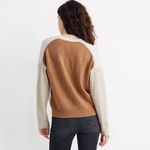 Madewell Short Kent Ex-Boyfriend Patch Pockets Colorblock Cardigan Sweater XS Photo 3