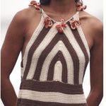 Anthropologie By  Crochet Halter Mini Dress. Size L. MSRP $128  Photo 2