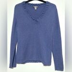 Charter Club  100% Cashmere V Neck Sweater Large Photo 4