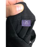 NYDJ  Black Crop Pants Women 6 Lift Tuck Linen Blend Classic Career Stretch Photo 4