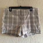 Club Monaco Gray Yellow Plaid Shorts Size 10 Photo 0