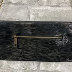 Tiffany & Fred Black Clutch with Gold Chain Photo 3