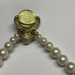 Women’s Beaded Costume Necklace Faux Pearl / Rhinestone Gold Photo 9