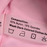 Zaful  Pink One Shoulder Sports Bra Active Beach Bikini Swim Top S Small Photo 4