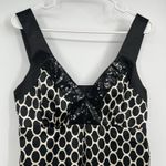 INC Tank Blouse Babydoll Bling Y2K Black Fairy Goth Career Business Casual 10 Photo 6