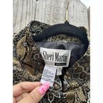 Vintage Sheri Martin Jacket Top Size 16W Black Gold Silver Buttons Whimsygoth Photo 6