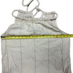 Little Lies Women's Ainsley Halter Maxi Dress Beige Pinstripe M Summer Beachy Size M Photo 12