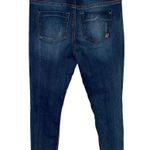 Indigo Rein  Distressed Skinny Jeans Stretch Size 11 Juniors Medium Rinse Cropped Photo 4