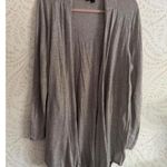 Halston Women's Gray Open Front Cardigan Sweater XL Photo 0