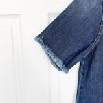 Current/Elliott  The Frayed Edge Denim Shift Dress Photo 3