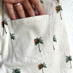 NYDJ NWT Womens Shorts Denim Cream Polka Dot Tropical Printed Size 0 Photo 6