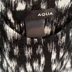 AQUA Black And white Jersey Dress. Size Small Photo 1