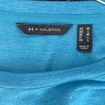 H by Halston Blue Long Cut Out Sleeves Tunic Top Womens Super Soft Sz M Photo 4