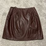Free People  leather skirt Photo 3