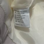 None Women's Size XL Cream Ivory Embroidered Flowers Faux Leather Motorcycle Jacket Photo 7