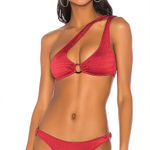 Lovewave  Revolve Amara Swimsuit Top Rust EUC Size XXS‎ Photo 0