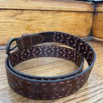 Rolf’s | Brown Genuine Leather Cut Out Belt Size L Photo 1