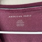 American Eagle  Velvet Maroon Sweater Size Small Photo 2