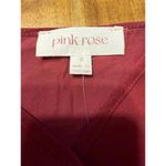 Pink Rose  Women's New Dark Auburn Size Small Spaghetti Strap Cami Top Photo 3